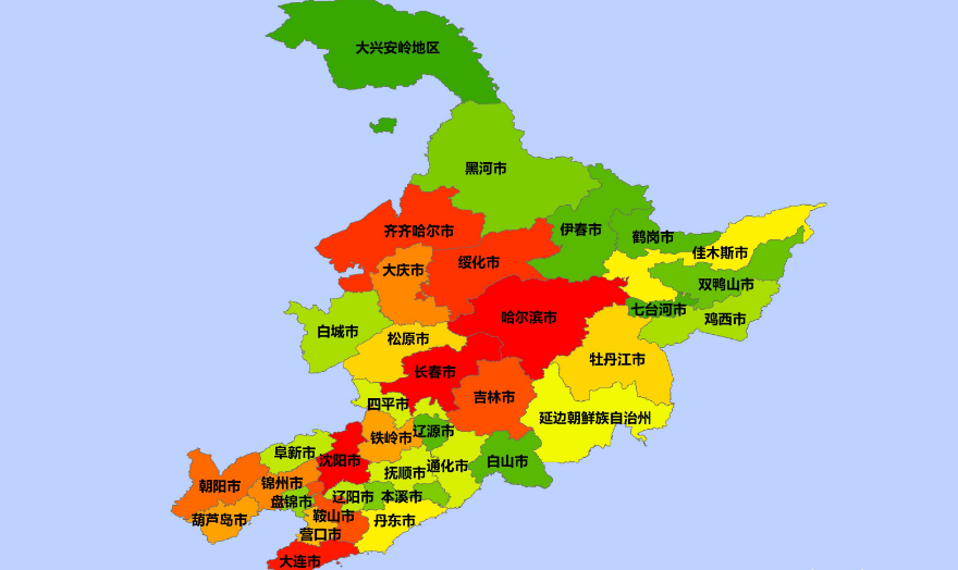 东北地区自南向北跨中温带与寒温带,属温带季风气候,四季分明,夏季温